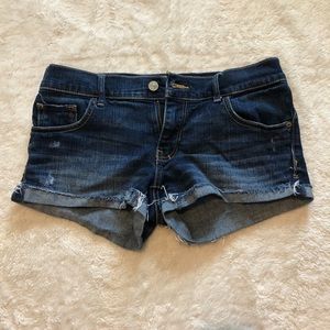 Dark Wash Jean Shorts